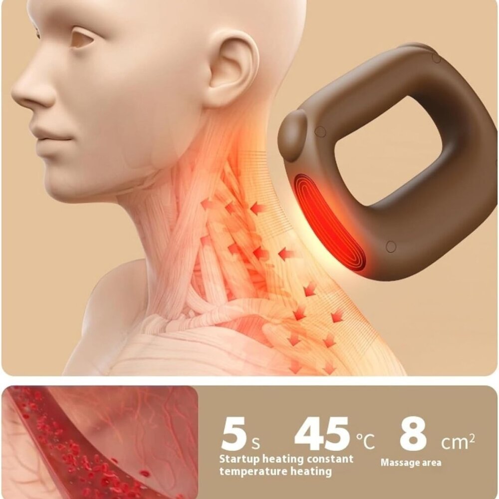 Professional Muscle Relaxation and Fat Burning Fascia Gun(1 Pcs(Any Coor))